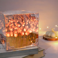 Tulip Mirror LED Night Light - Pink - BIG FRENCHIES