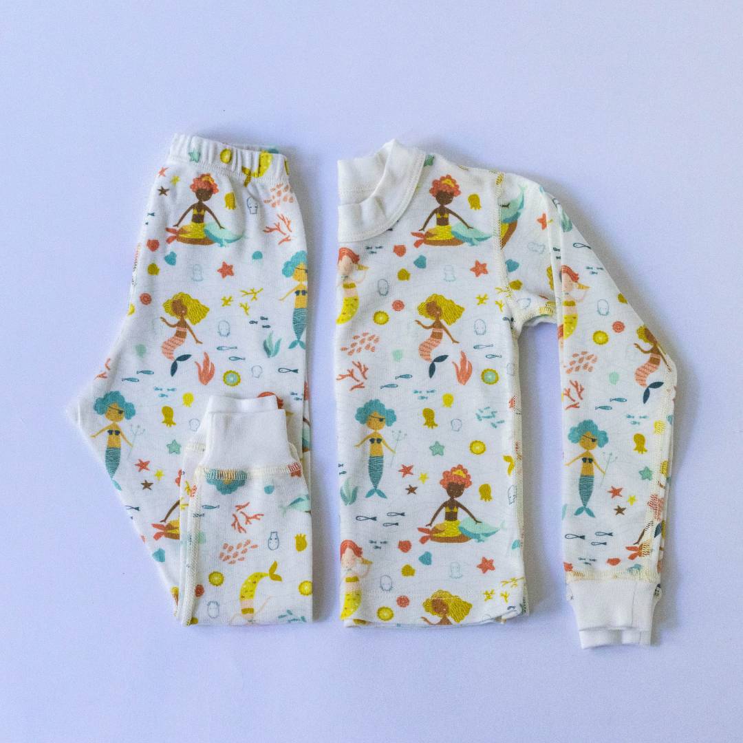 Mermaids from around the world Organic Pajamas - BIG FRENCHIES