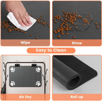 Absorbent Dog Food Mat Waterproof Pet Feeding Mat for Dogs & Cats - BIG FRENCHIES