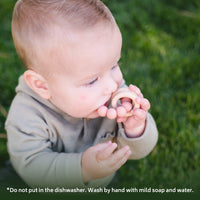Duck Egg Blue Teething Ring - BIG FRENCHIES