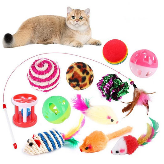 Kitten Toys Variety Pack – Interactive Play Set for Curious Cats - BIG FRENCHIES