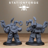 3D Printed Ironvale Dwarf Leaders by Stationforge Miniatures