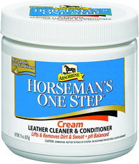 Absorbine Horseman's One Step Leather Cleaner Conditioner Tack Care Lanolin 15 oz.