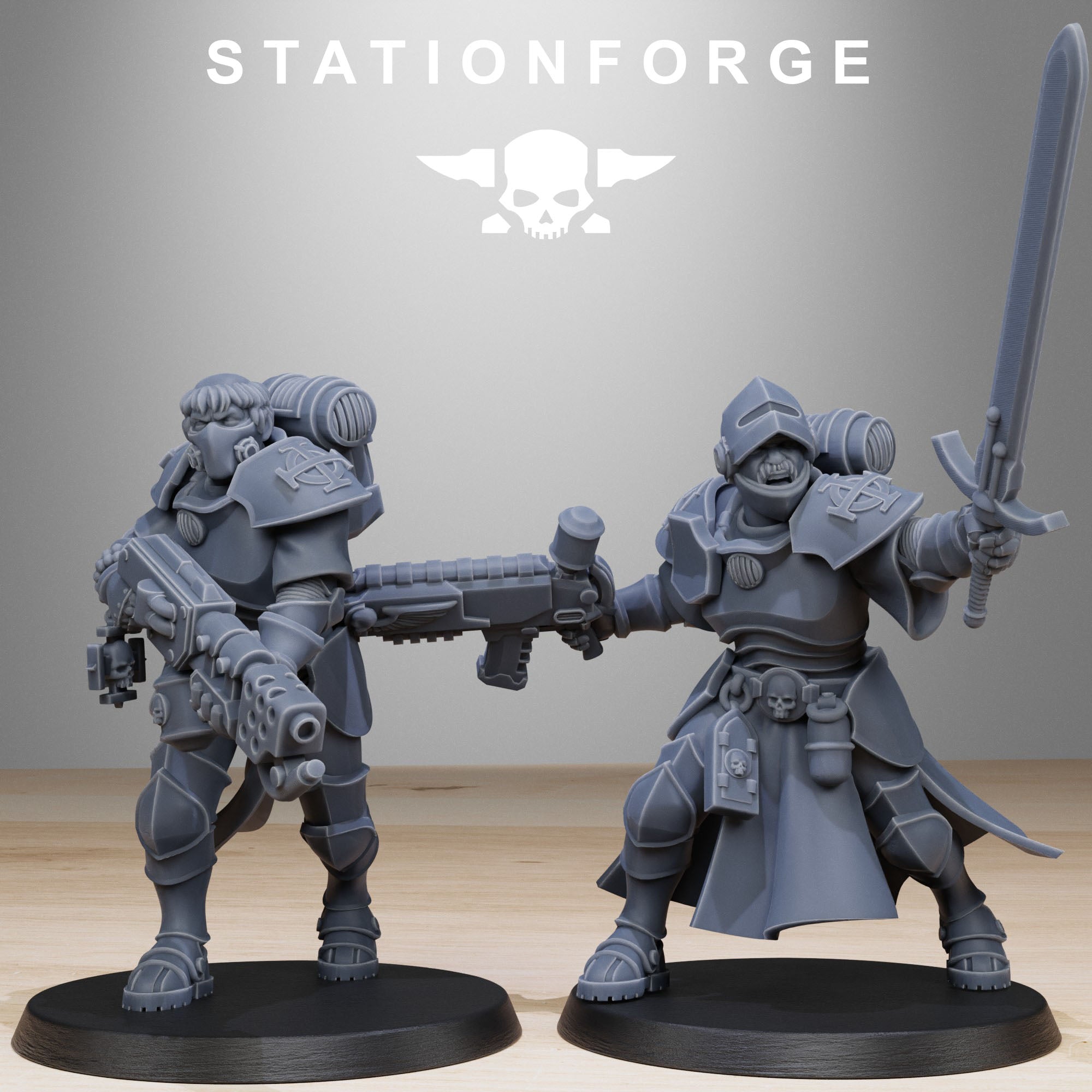 3D Printed Vadalites Brotherhood by StationForge Miniatures