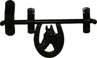Horse Entrance Decor Bundle Coco Coir Horse Mat & Horse Head Door Latch