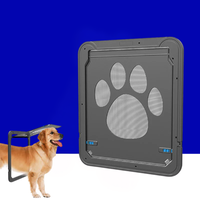4-Way Lockable Pet Door – Durable Plastic Dog & Cat Flap for Screen Windows and Doors - BIG FRENCHIES