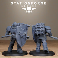 3D Printed Solaris Spearmen by Stationforge Miniatures