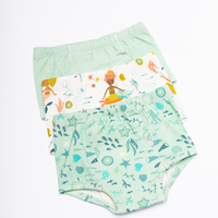 Mermaids-Organic Cotton Potty Training Underpants (6 Pack) - BIG FRENCHIES