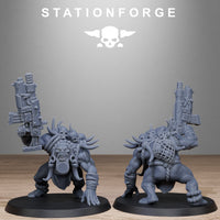 3D Printed Orkaz Tribal Infantry by StationForge Miniatures