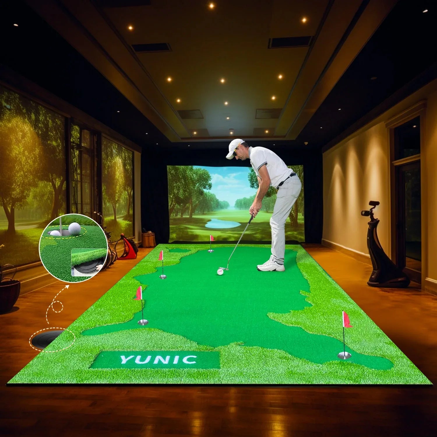 Golf Putting Green (16ft, Style US Map) - BIG FRENCHIES
