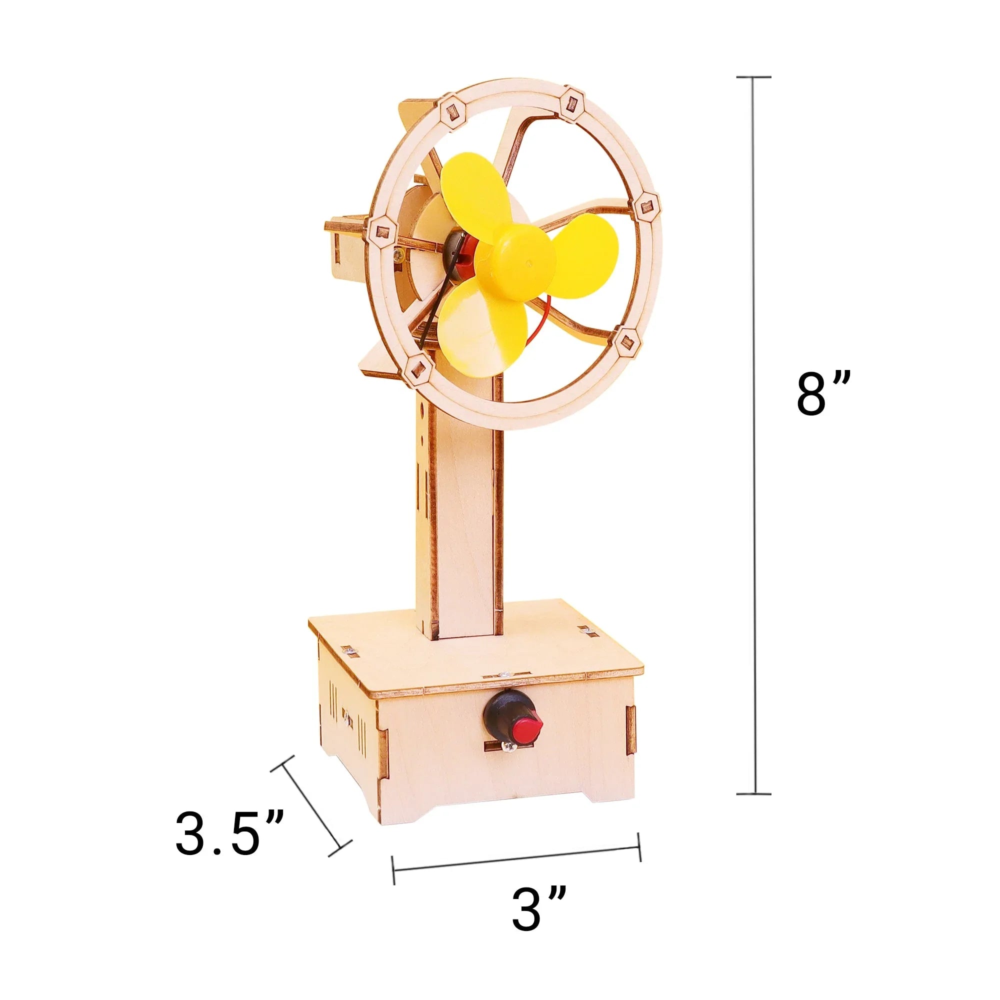 Variable Speed Oscillating Fan DIY Kit, Educational STEM Toy - BIG FRENCHIES