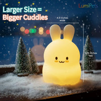 LumiPets® Baxter the Bunny- Children's Touch Night Light - BIG FRENCHIES