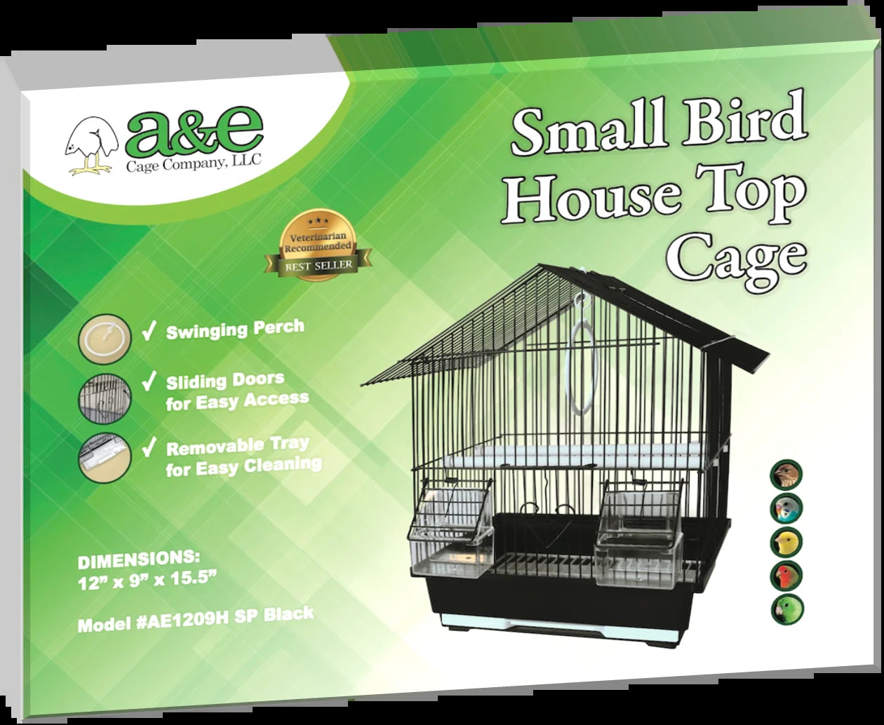 AE1209H Black Light Wire Starter Kit Bird Cage, by Company - BIG FRENCHIES