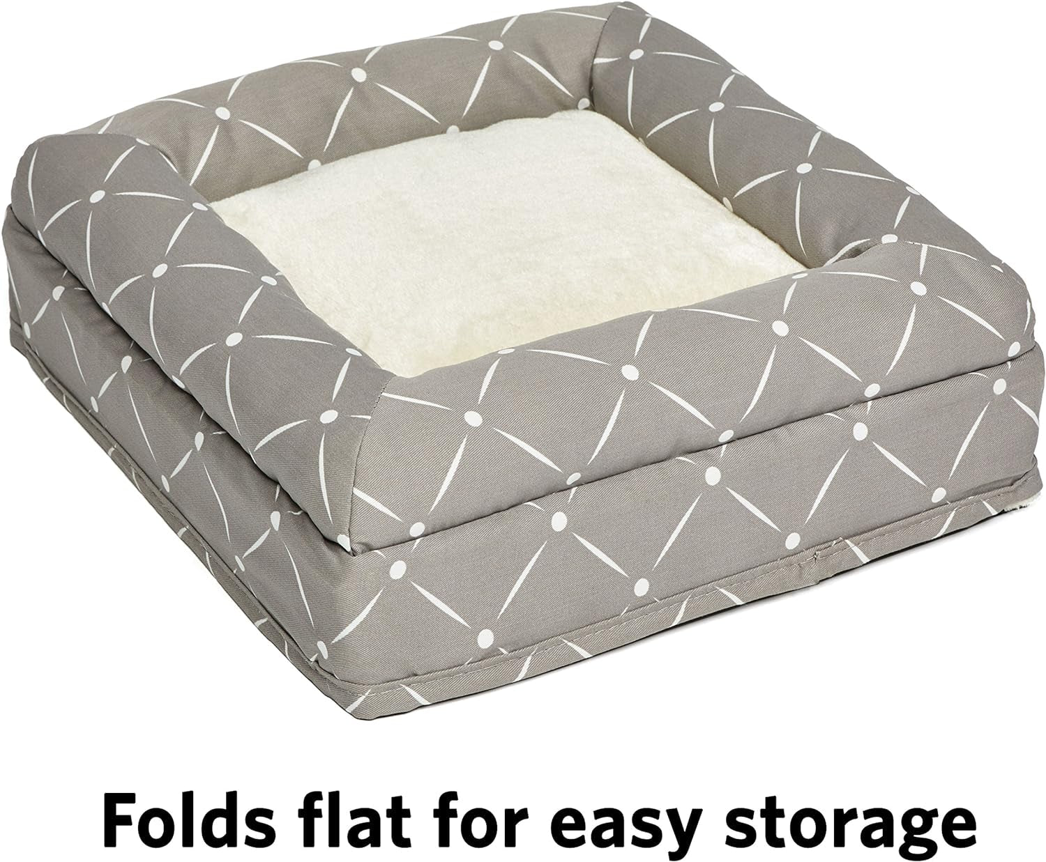 Cat Hous in Fashionable Mushroom Diamond Print - BIG FRENCHIES