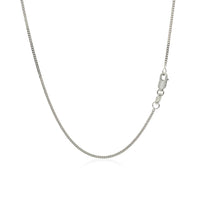 14k White Gold Gourmette Chain 1.0mm