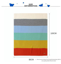 Baby Blankets Knitted Swaddle Wrap Envelopes for Stroller Bedding Blankets for Infants Soft Warm Sleep Covers Blanket for Kids - BIG FRENCHIES