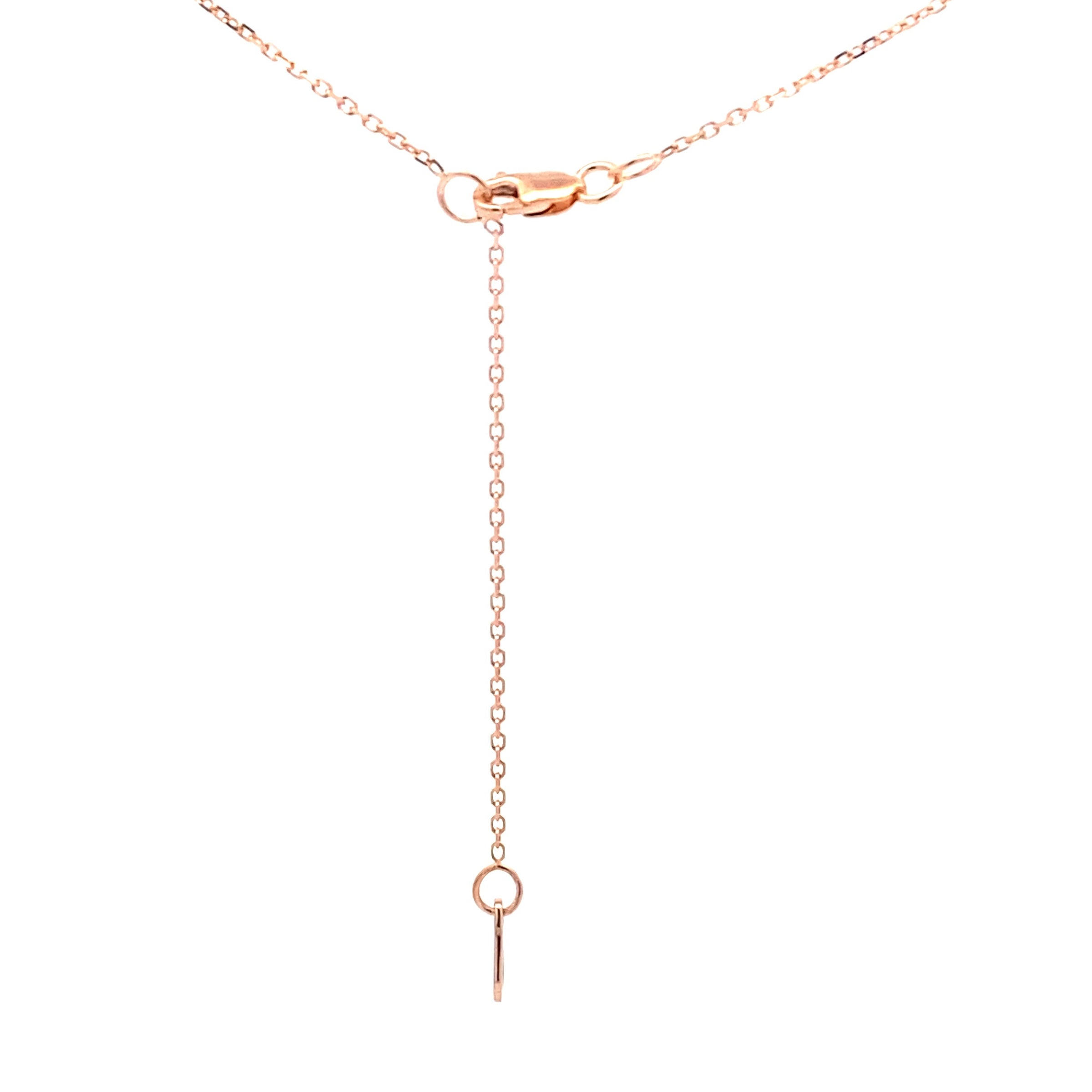 .73ct Sapphire Diamond Fashion Pendants 10KT Rose Gold
