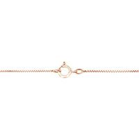 10K Rose and White Gold Plated .925 Sterling Silver 1/4 Cttw Miracle-Set Champagne Diamond Triple Circle 18" Necklace (I2-I3 Clarity)