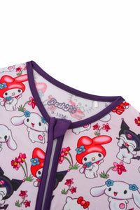 PoshTOT Sanrio My Melody Bamboo Baby Convertible Zippy Romper