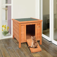 20-inch removable roof, waterproof, green asphalt roof, cedar wood, wooden chicken and rabbit cage