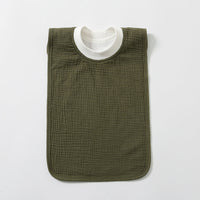 Large Childrens Washcloth Bib That Resists Stains