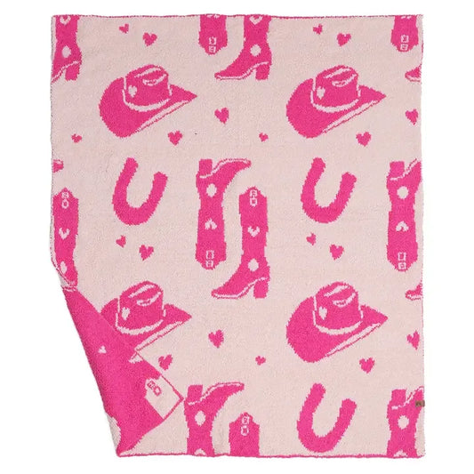 Luxury soft Cowgirl blanket - BIG FRENCHIES