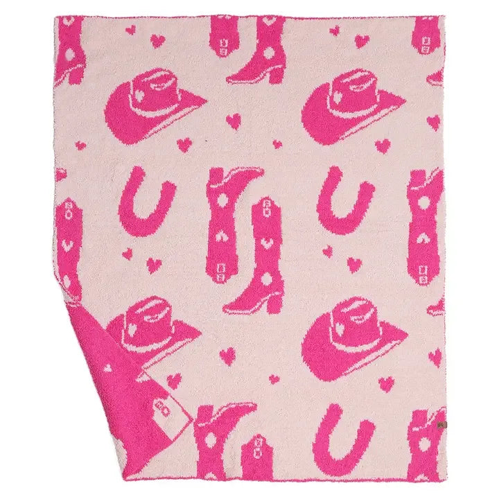 Luxury soft Cowgirl blanket - BIG FRENCHIES