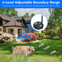 1Set Wireless Electric Dog Fence Pet Shock Boundary Containment System Electric Training Collar For Small Medium Large D