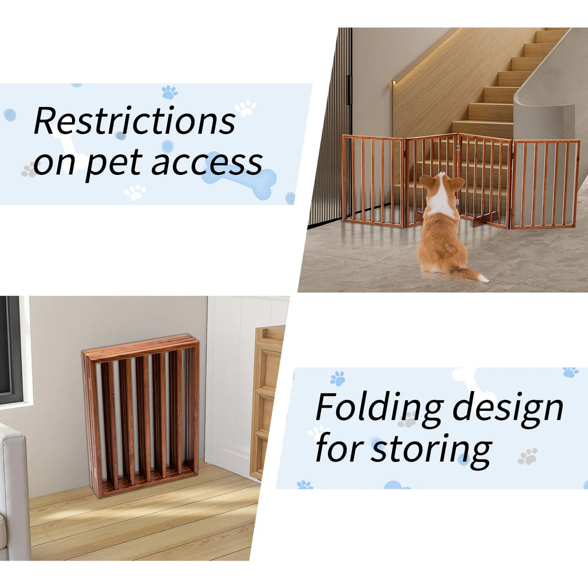 The Wooden Dog Fence Brown