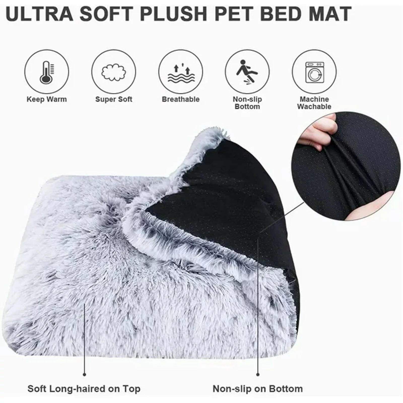Large Dog Mats for Anxiety - Washable & Non-Slip - BIG FRENCHIES