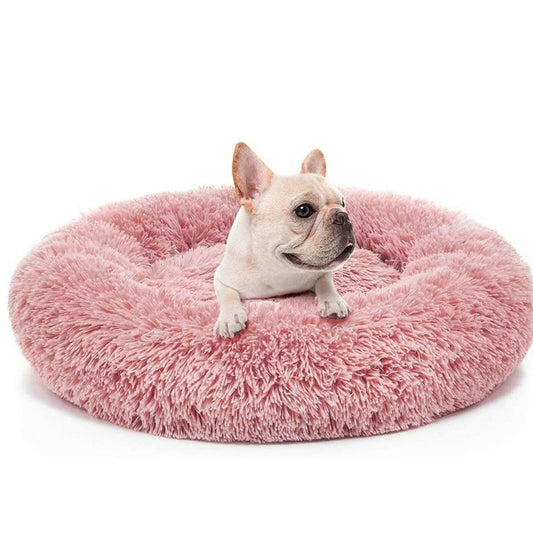 Round Calming Pet Bed - BIG FRENCHIES