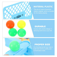 MEACAOFG Mini Desktop Basketball Game Stand Double Finger Slingshot Shooting Machine Children's Parent-Child Interactive Educational Toys