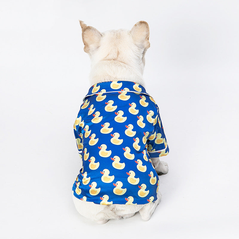 Pet Silk Duck Pajamas - BIG FRENCHIES