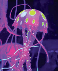 Jellyfish Aquarium Lamp Set with 16 Light Effects - BIG FRENCHIES