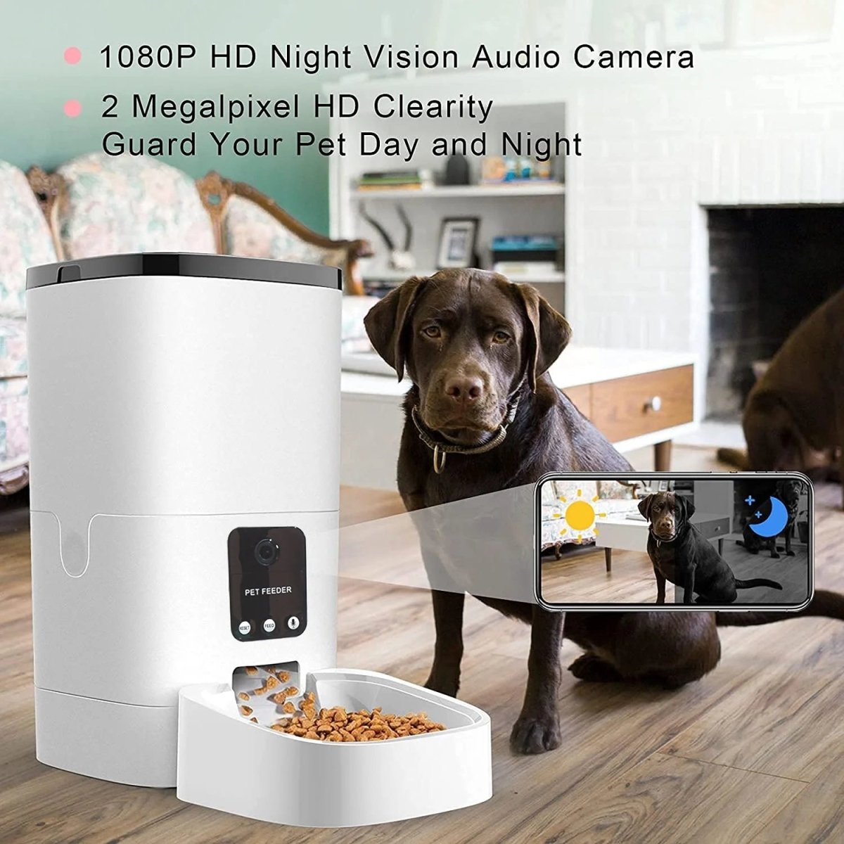 6L Automatic Pet Feeder with Camera&Wifi - BIG FRENCHIES