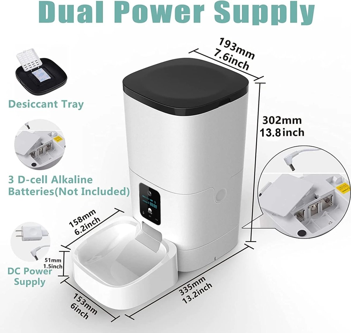 6L Automatic Pet Feeder with Camera&Wifi - BIG FRENCHIES