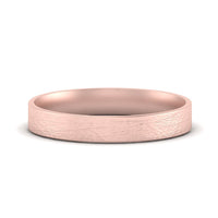 Ice Textured Mens 5mm Comfort Fit Wedding Band