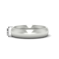 Minimalist 4mm Mens Wedding Band