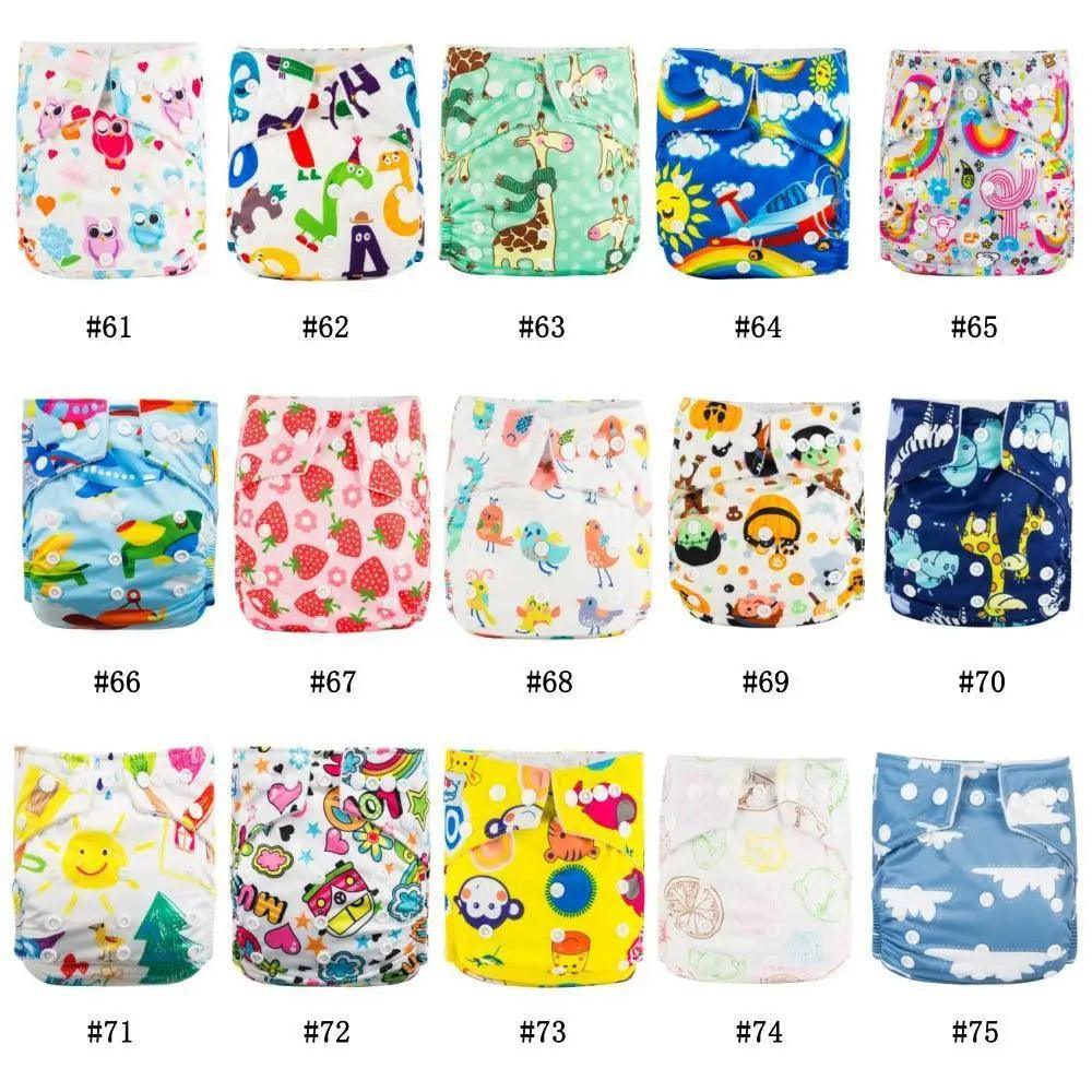 6pcs/Pack Baby Cloth Diapers Microfleece Linning Pocket Diaper Washable Reusable High Quality Nappy - BIG FRENCHIES
