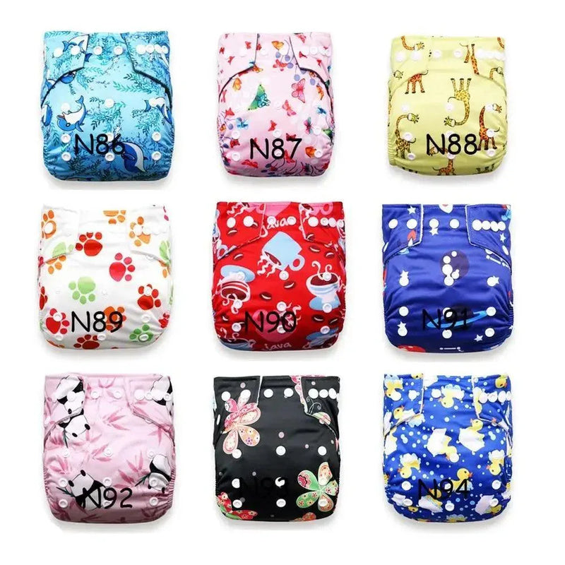 6pcs/Pack Baby Cloth Diapers Microfleece Linning Pocket Diaper Washable Reusable High Quality Nappy - BIG FRENCHIES
