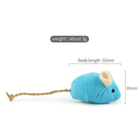 6pcs/lot Mix Pet Toy Catnip Mice Cats Toys Fun Plush Mouse Cat Toy For Kitten Skitter Critters Cat Toy Value Pack