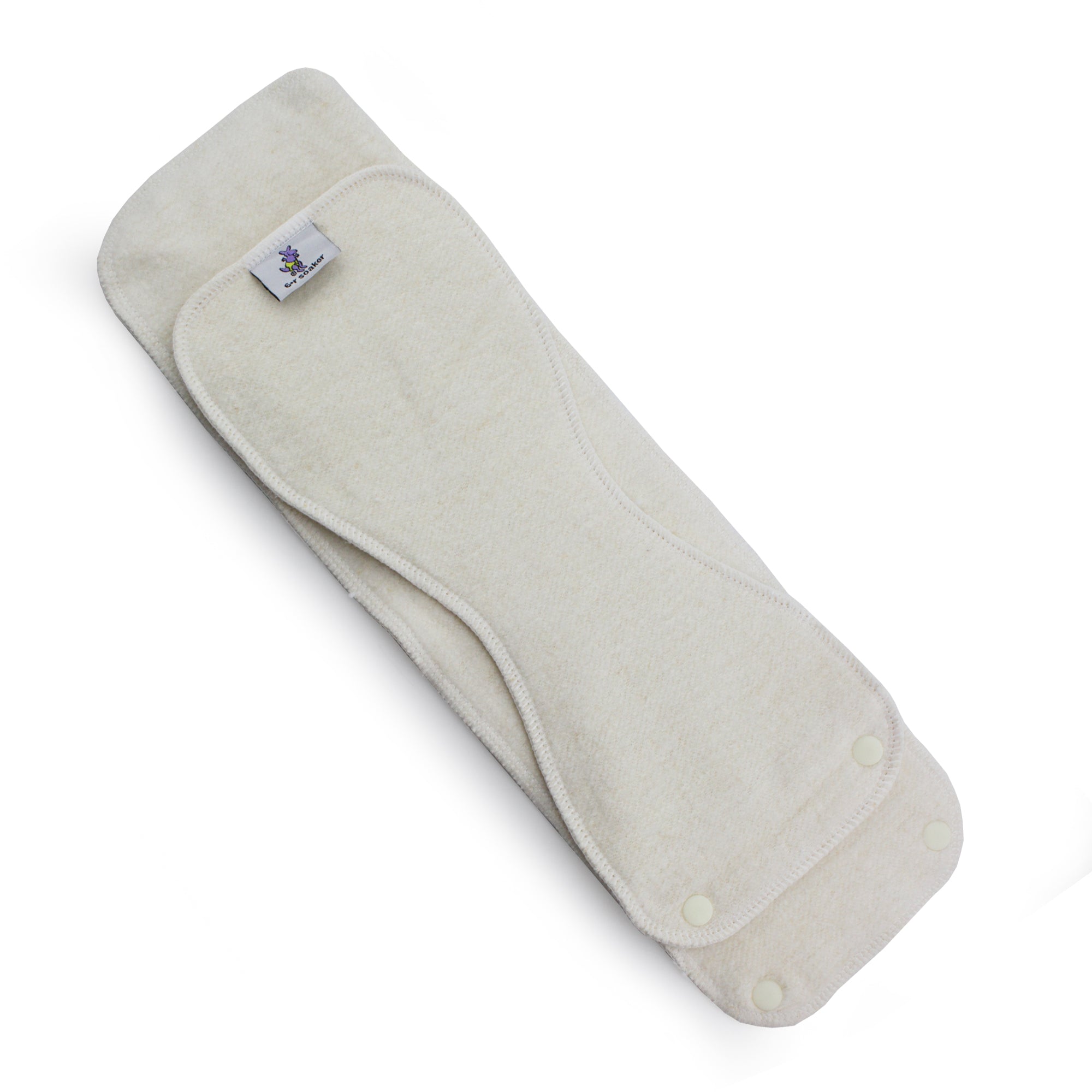 6r Soaker Insert Set | Raw Hemp Cotton Fleece - 7 Layer Overnight & Heavy Wetter