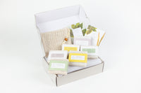 Set of  6 Handmade cold process ,Natural Soap Bars in gift Set box