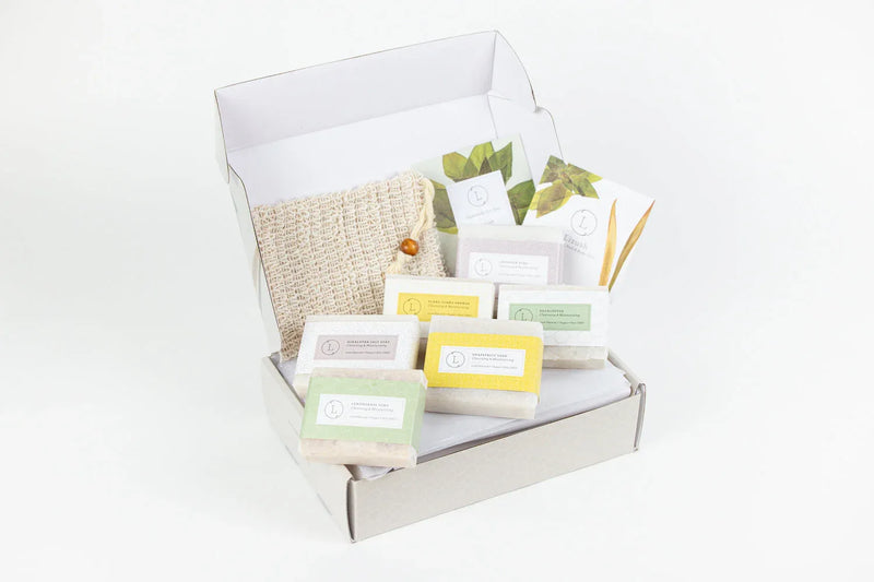 Set of 6 Handmade cold process ,Natural Soap Bars in gift Set box - BIG FRENCHIES