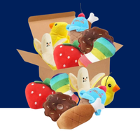 7-Piece Plush Puppy Toy Set – Chew, Play & Sound - BIG FRENCHIES