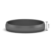Wedding Band Beveled Edge Matte