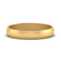 Wedding Band Beveled Edge Matte