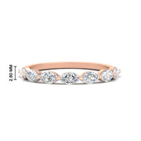 7 Stone Marquise East West 1 Carat Band