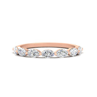 7 Stone Marquise East West 1 Carat Band