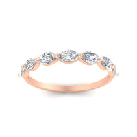 7 Stone Marquise East West 1 Carat Band